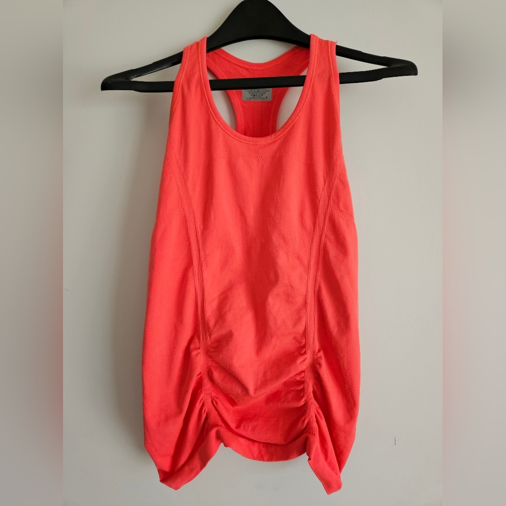 Athleta Fastest Track side ruched Racerback Tank, size M